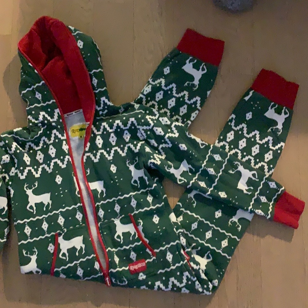 Adorable Tipsy Elves Christmas onesie!